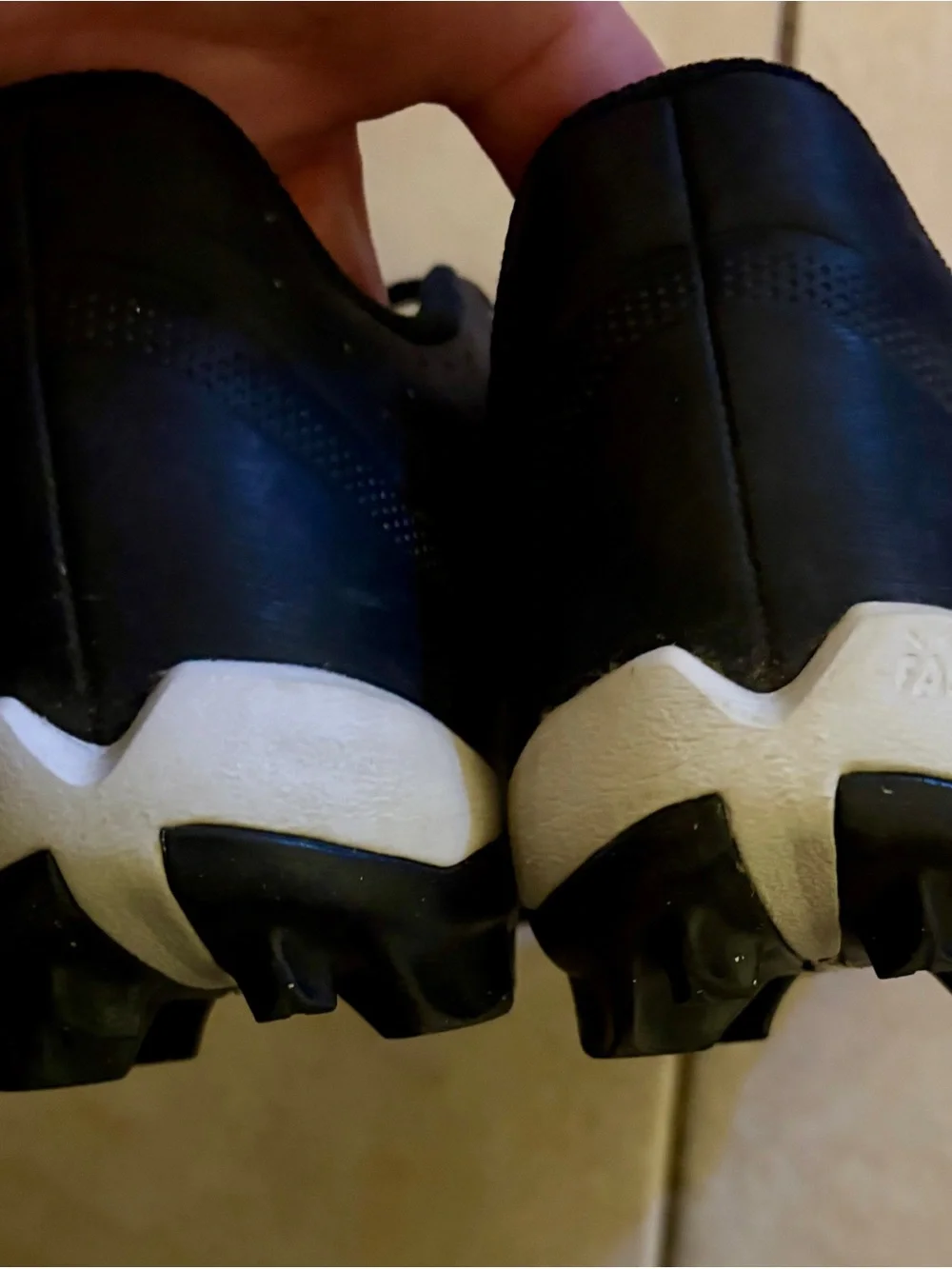 Nike Women’s Black & White Cleats 7.5